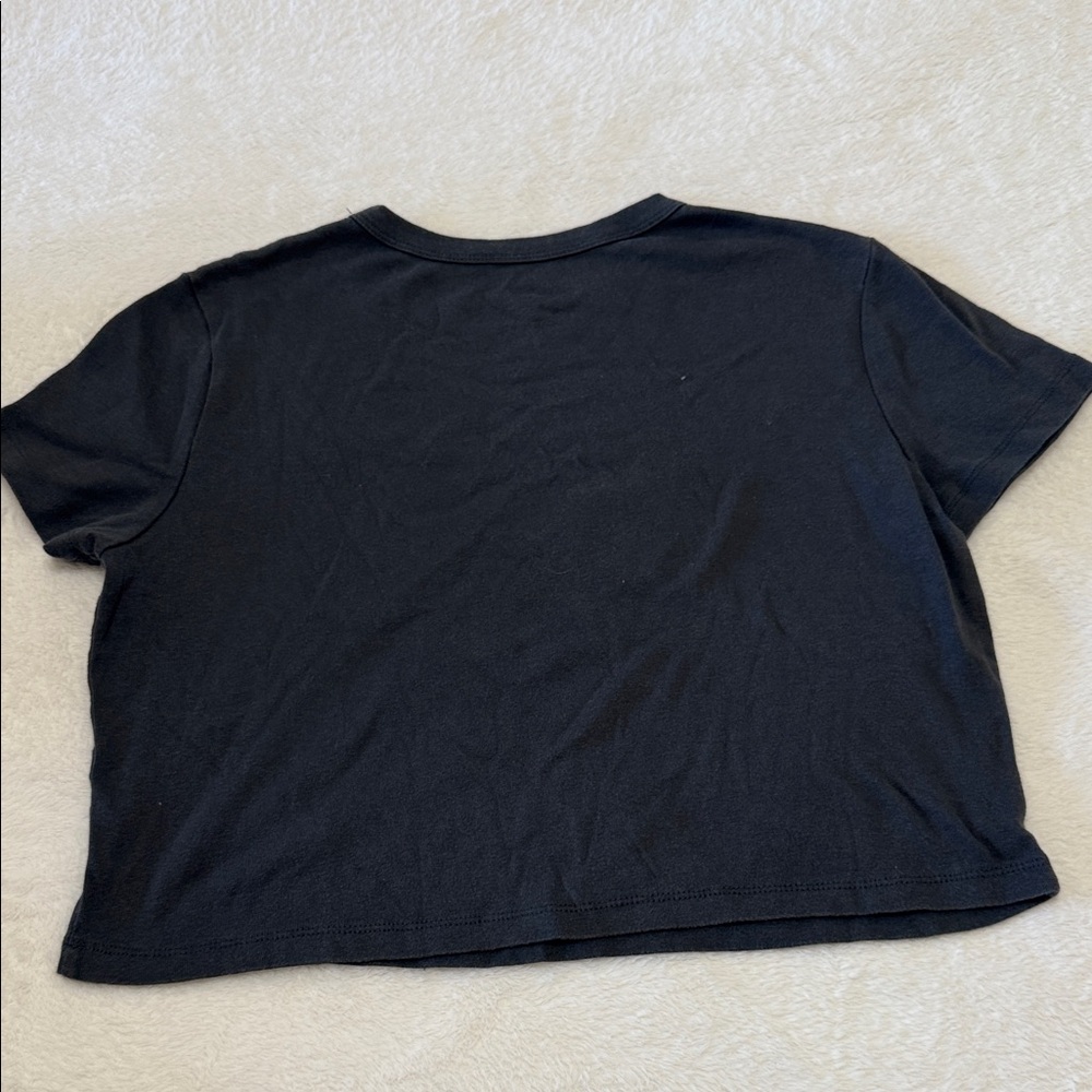 Grateful Dead womens Black Halloween Crop top Tee - Picture 5 of 7